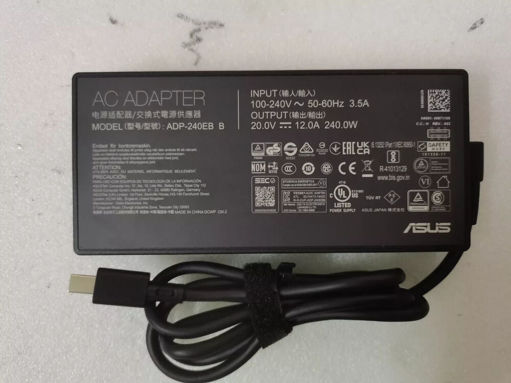 Original 20V 12A 240W ADP-240EB B ASUS ROG Zephyrus G14(2025) GA403WR RTX5070TI