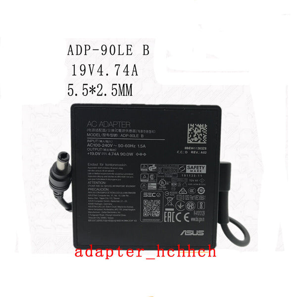 New Original ASUS 90W AC/DC Adapter for ASUS ROG Strix XG35VQ ADP-90LE B Monitor
