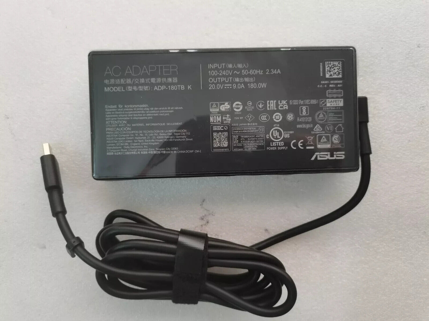 Original 20V 9A 180W ADP-180TB K For ASUS ROG Zephyrus G14(2024) GA403U Charger