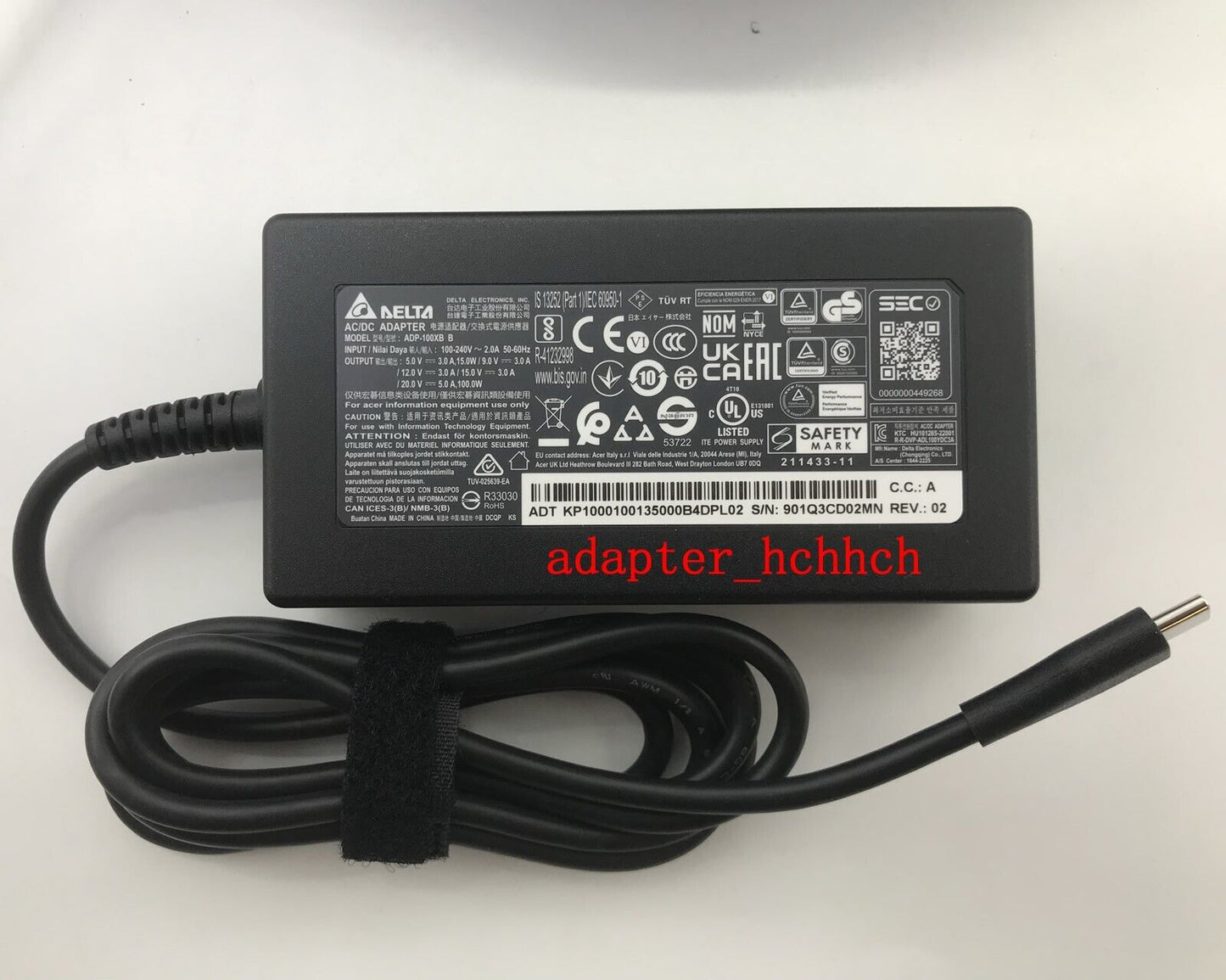 New Original Acer 100W Adapter for Acer Swift Go 14 SFG14-71-732F ADP-100XB B PC