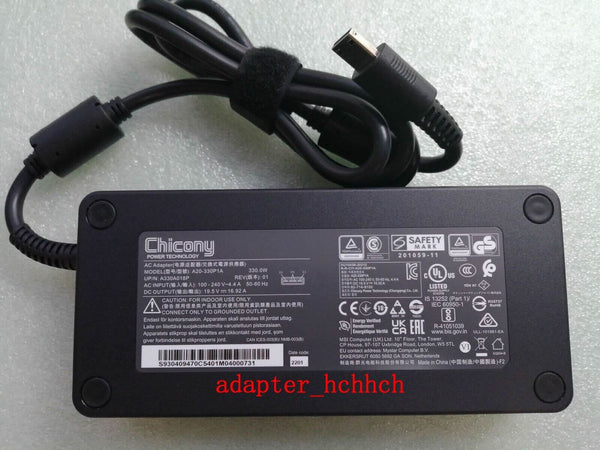 New Original Chicony 330W Adapter for MSI Raider GE77HX 12UHS-052FR A20-330P1A@@