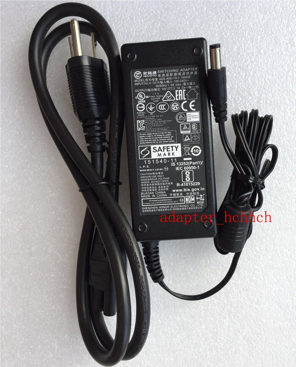 New Original Hoioto 19V Adapter for Acer R271Br ADS-40SI-19-3,19040E LCD Monitor
