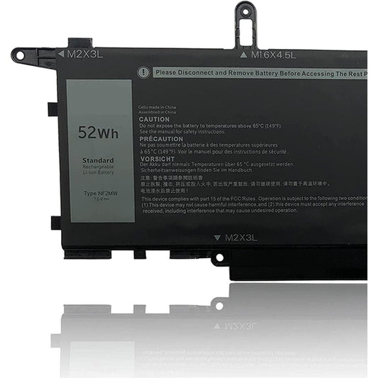New Compatible Dell Latitude 0NF2MW 85XM8 8W3YY NF2MW Battery 52WH