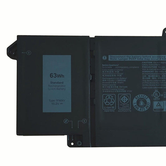 New Compatible Dell Latitude 5320 7320 7420 2-In-1 Battery 42WH