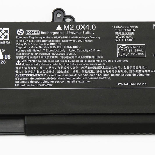 New Genuine HP CC03 CC03XL HSTNN-DB9Q L77608-421 L78555-005 Battery 56WH