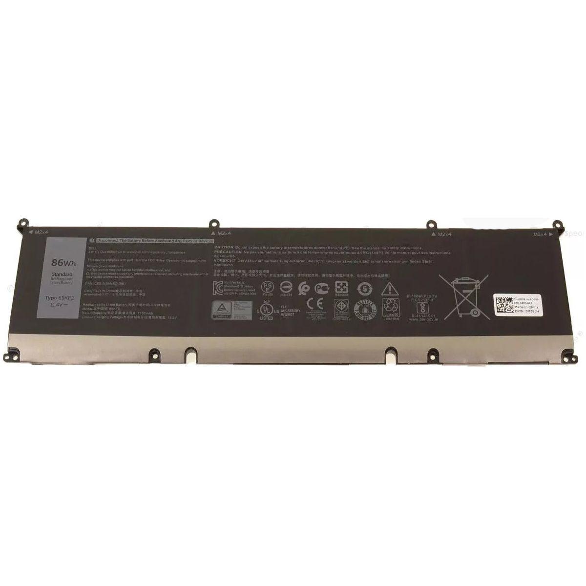 New Genuine Dell Alienware M15 R3 R4 R6 R7 Battery 86WH