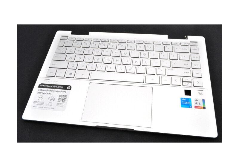 New HP Pavilion 14-EK Series Palmrest Assembly Touchpad Silver US English N09433-001