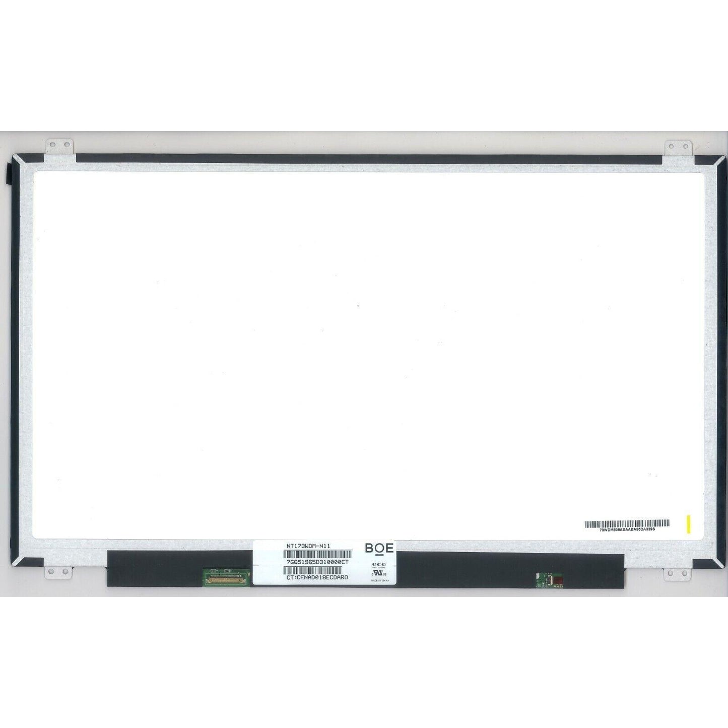 New N173FGA-E44 LCD Screen 17.3" HD+ 1600x900 30 Pin