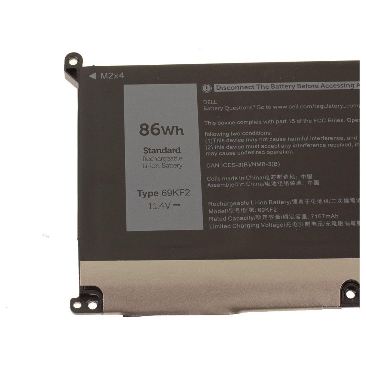New Genuine Dell Alienware M15 R3 R4 R6 R7 Battery 86WH