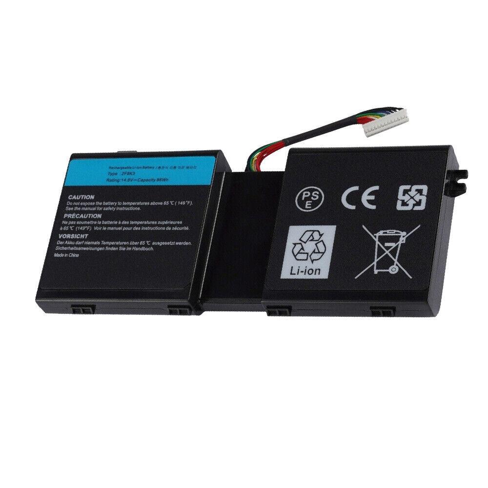 New Compatible Dell Alienware 02F8K3 0G33TT 0KJ2PX 2F8K3 G33TT KJ2PX Battery 86WH