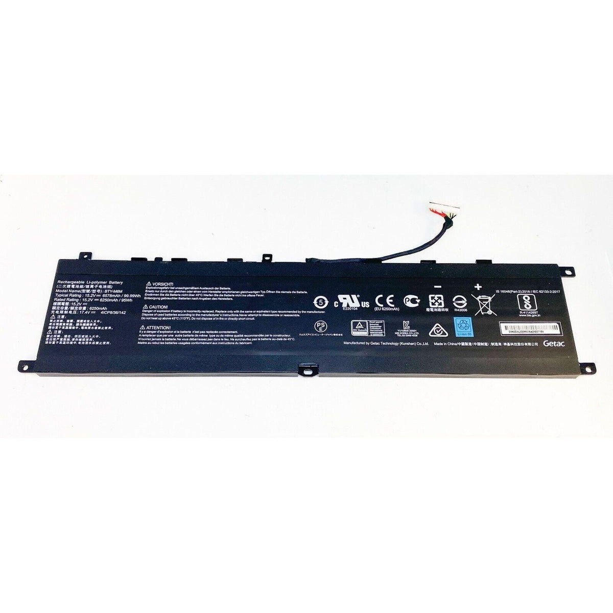 MSI BTY-M6M 99.99Wh 15.2V Laptop Battery Replacement