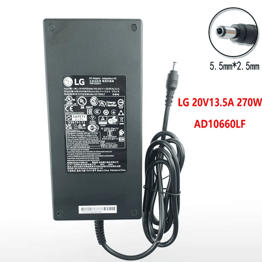 New Original OEM LG 45GS95QE Ultragear OLED Monitor AD10660LF AC/DC Adapter&Cord