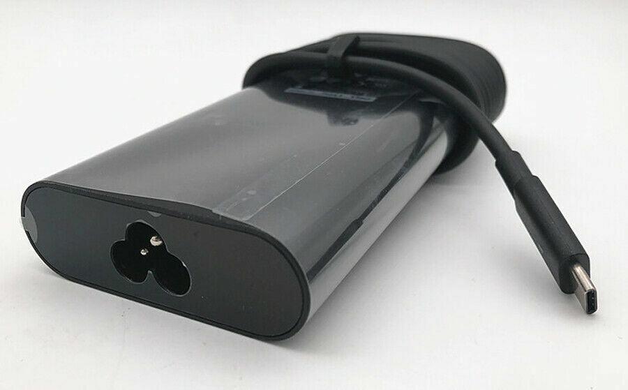 Close-up of Dell 130W USB Type-C Connector