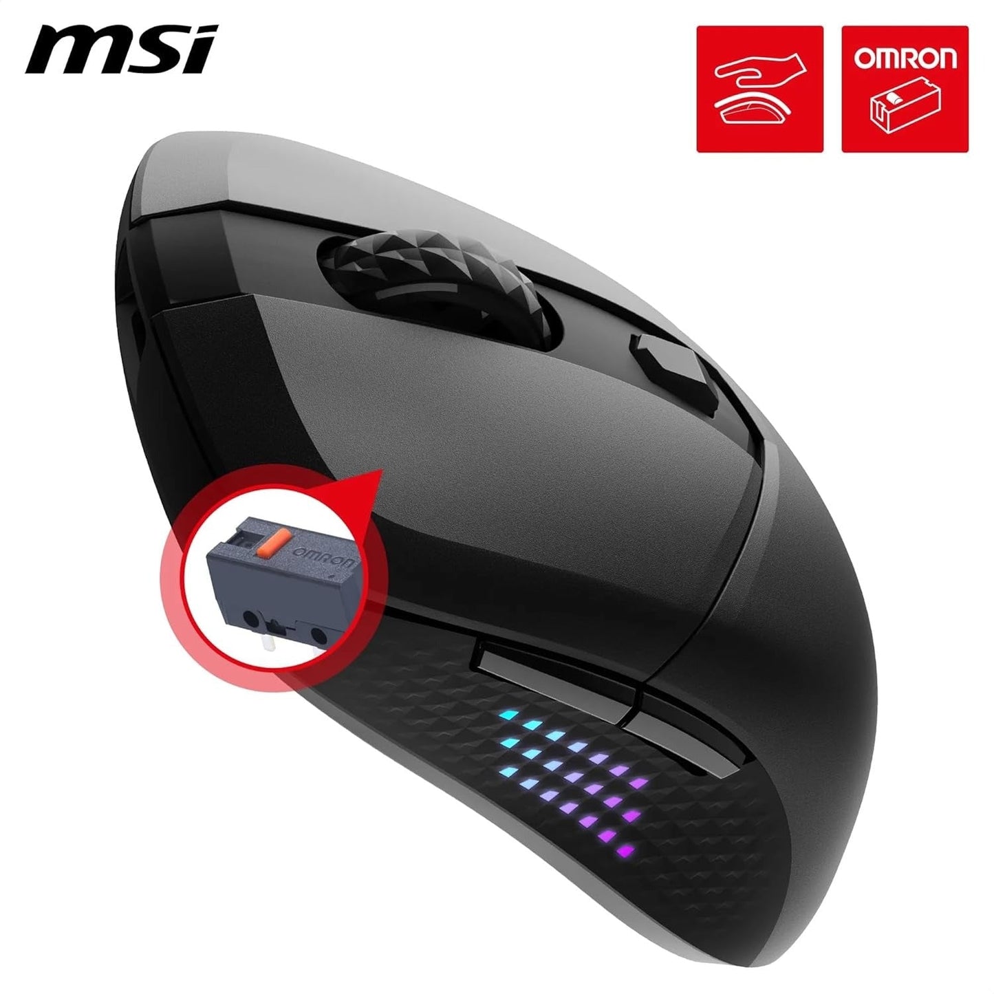 MSI Versa 300 Elite featuring Tri-mode connectivity: 2.4G wireless, Bluetooth, and wired mode