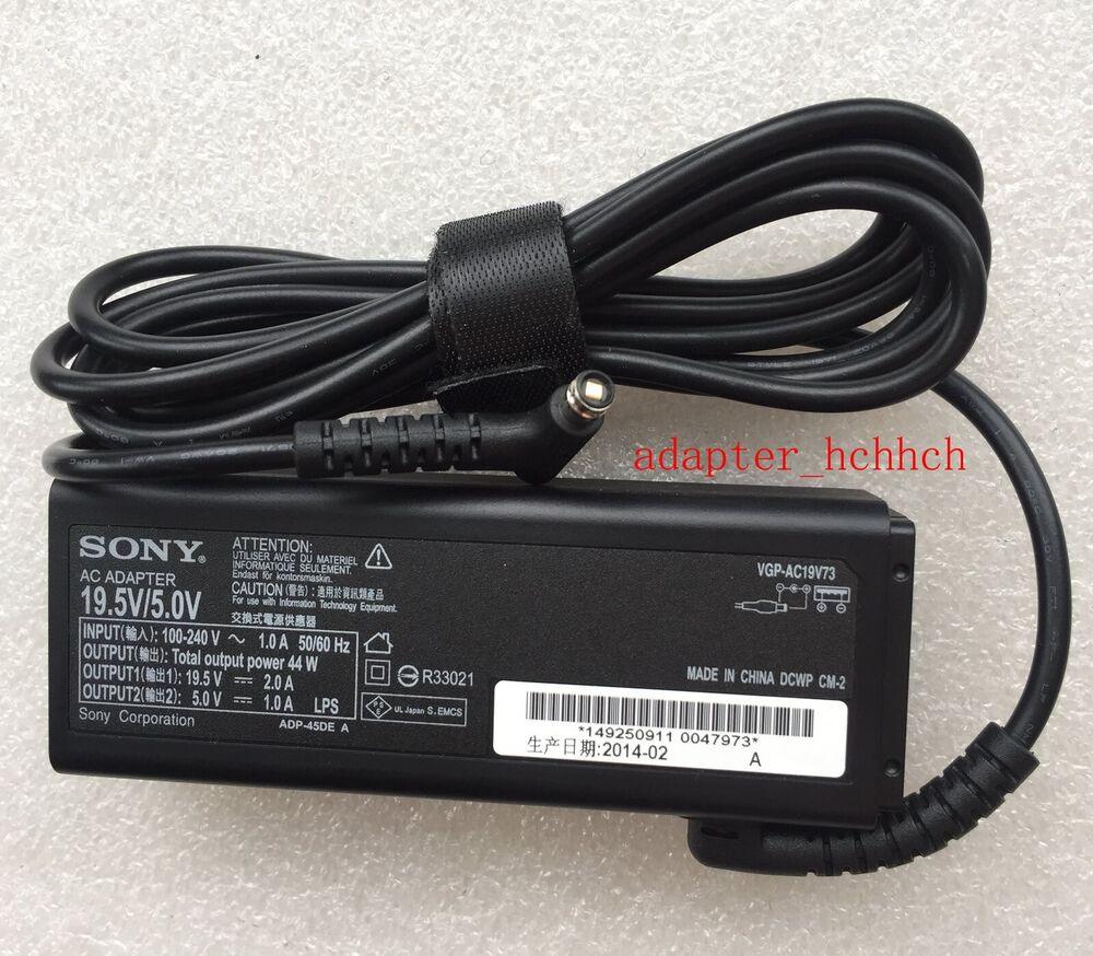 New Original Sony 19.5V/5V Charger Vaio Z Flip VJZ13BA11L VJ8AC19V73 VGP-AC19V73