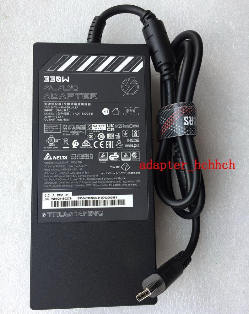 New Original MSI Raider GE68HX 14VHG/i9-14900HX/RTX4080 ADP-330GB D 330W Adapter