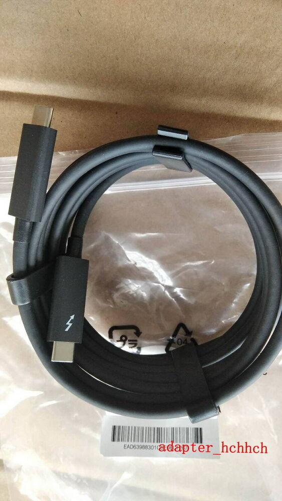 New Original LG EAD63988301 2m 100W Thunderbolt 3 cable for LG 24MD4KL-B Monitor