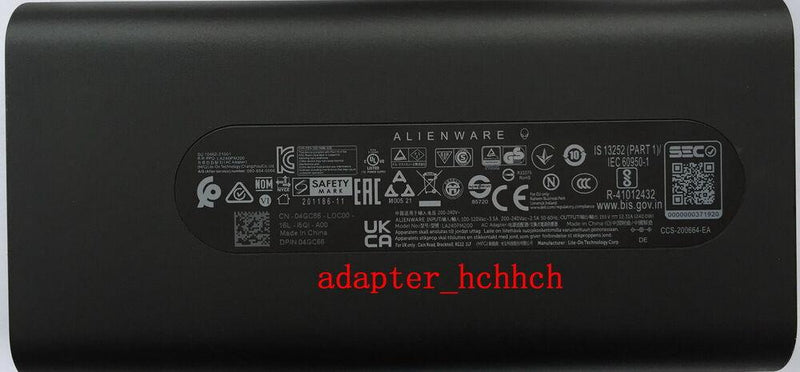 New Original Dell 240W Adapter for Alienware x15 AWX15R1-7960WHT-PUS LA240PM200@