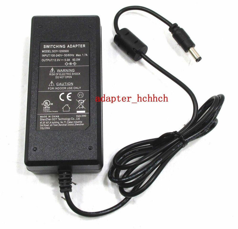 New Original OEM 12V 5A Adapter for Dahua DH-HCVR7204A-S3 4CH Tribrid HDCVI DVR@