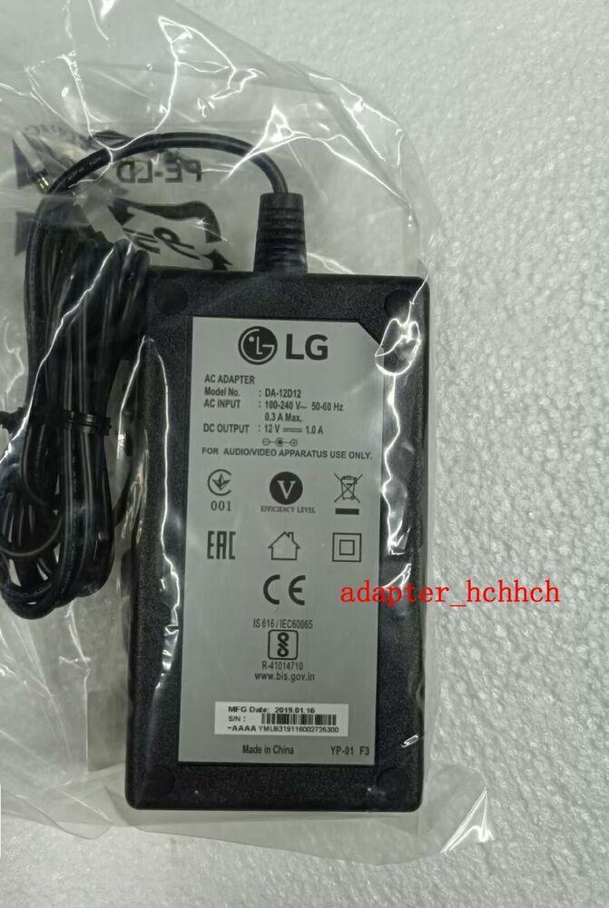 New Original LG 12V 1A Adapter&Cord for LG BP250 Network Blu-ray Disc/DVD Player