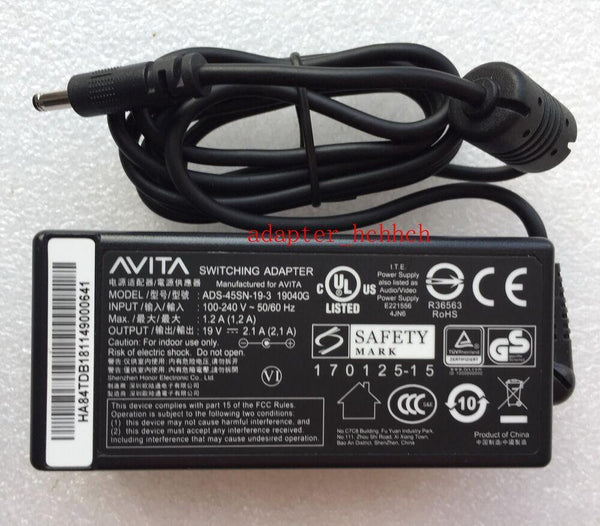 New Original AVITA 19V 2.1A Adapter&Cord for Avita Liber NS14A8INV562-AGA Laptop