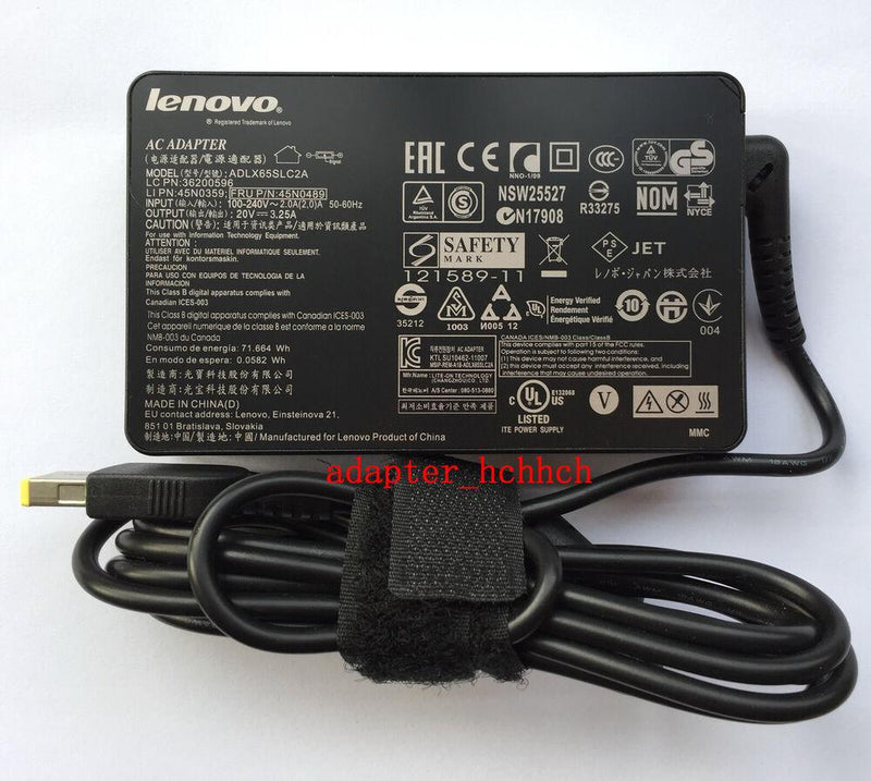 @Original Lenovo Yoga 2 Pro 59394177,ADLX65SLC2A,ADLX65SDC2A 65W Slim AC Adapter