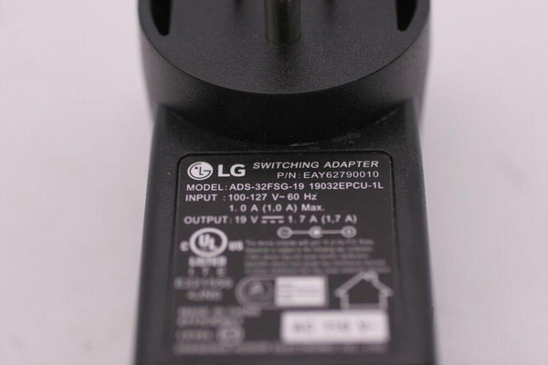 New Original OEM LG 19V 1.7A Adapter for LG 27MP37VQ-B 27MP36HQ 27MC37HQ monitor