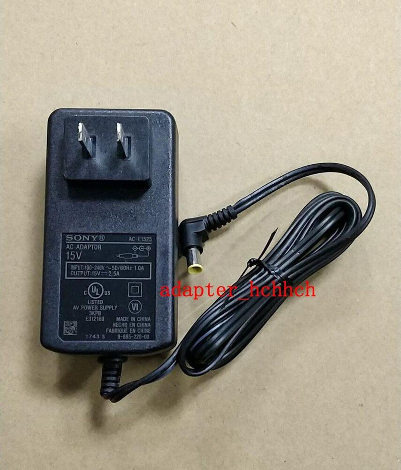 New Original Sony 15V 2.5A AC Adapter for Sony LF-S50G AC-E1525 Wireless Speaker