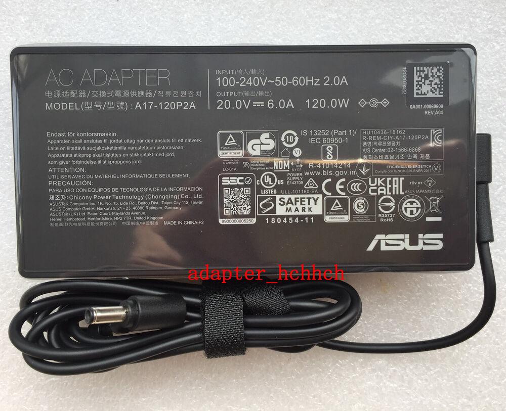 New Original ASUS 20V 6A Adapter for ASUS Vivobook Pro M3500QC-DB71 A17-120P2A@@