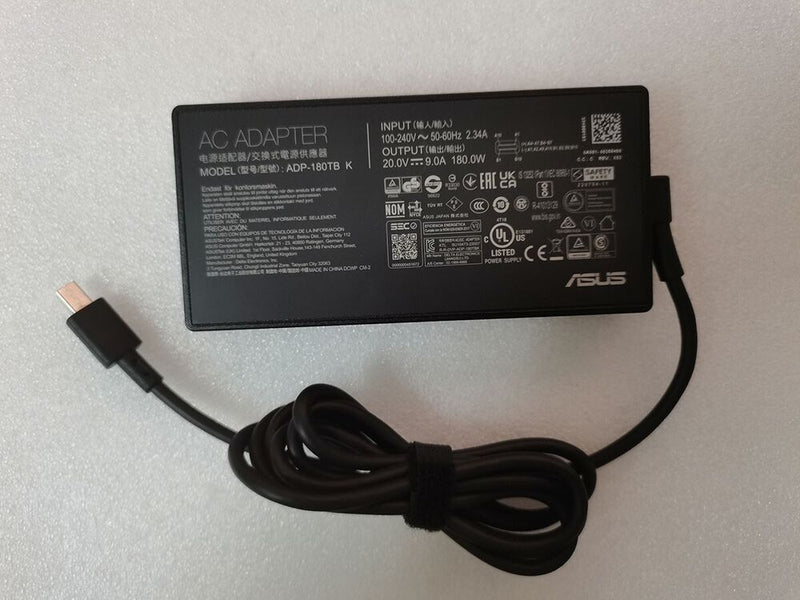 Genuine Asus 20V 9A 180W Power Charger Cord ADP-180TB K 0A001-00266400 AC adapte
