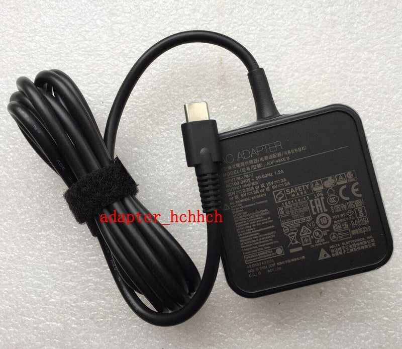 New Original Zebra UZ7-ET85B 2 in 1 Tablet PC ADP-45XE BG 45W USB-C Adapter&Cord