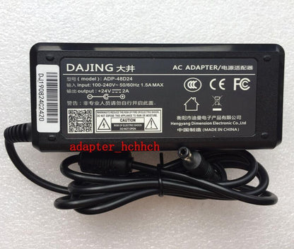 New Original 24V AC Adapter&Cord for Logitech G25 G27 G29 G920 G940 Racing Wheel