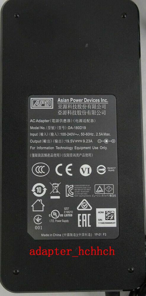 New Original APD 19.5V 9.23A Adapter for BenQ mobiuz ex2710u DA-180D19 Monitor@@