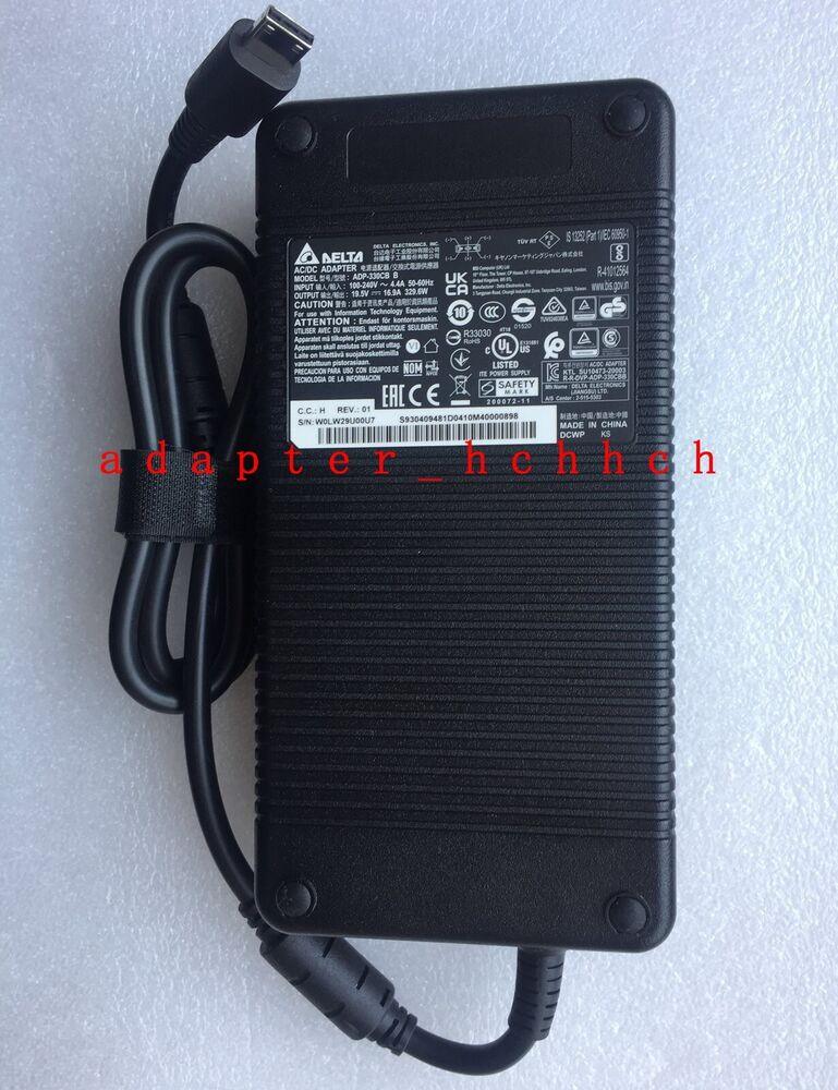 Original Delta 329.6W Adapter for MSI Raider GE77HX 12UHS/i9/3080 Ti ADP-330CB B