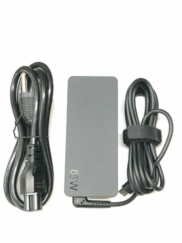 Original Lenovo ThinkPad P52s 20LB,ADLX65YCC3A 65W USB-C AC Adapter Cord/Charger