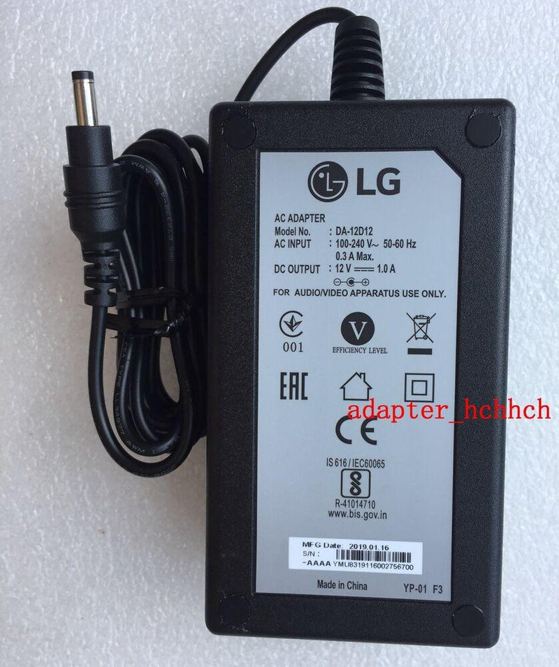 New Original LG 12V 1A Adapter for LG BP556 Network 3D Blu-ray Disc/DVD Player@@