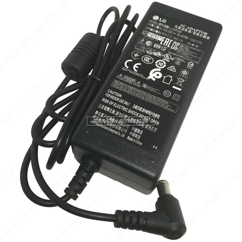 New Original LG 19V 2.1A 40W AC Adapter&Cord for LG LCAP25B IPS LCD-LED Monitor@