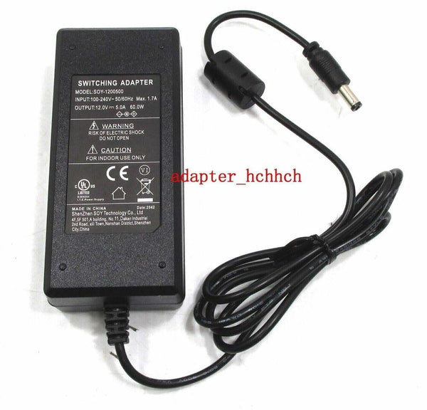 New Original OEM 12V 5A Adapter for Dahua DH-HCVR7216A-S3 16CH Tribrid HDCVI DVR