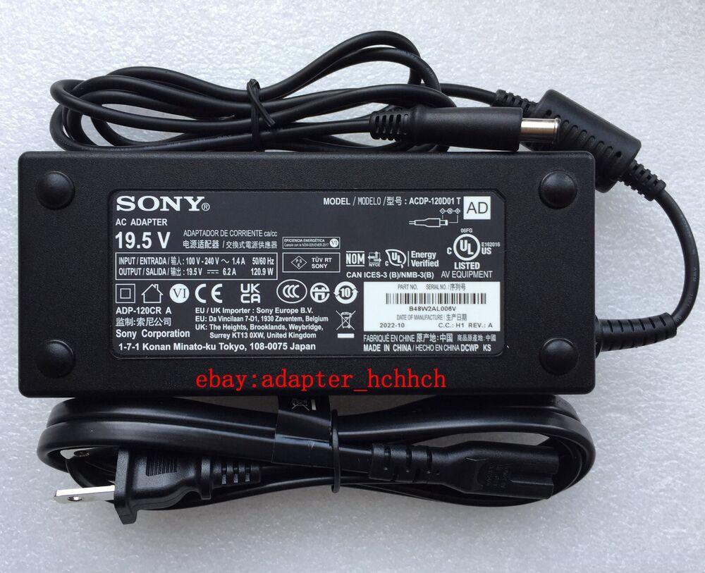 New Original Sony 19.5V 6.2A AC/DC Adapter for Sony SDM-U27M90 INZONE M9 Monitor