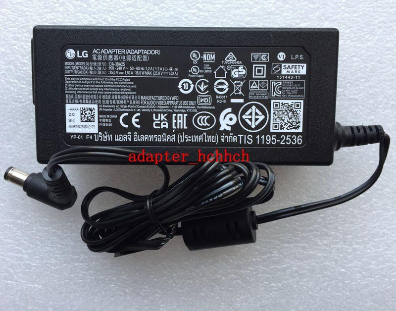 New Original OEM LG EAY64290801 25V 1.52A AC/DC Adapter&Cord for LG SoundBar