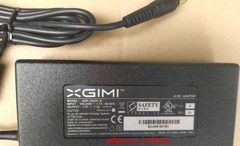 New Original OEM XGIMI 17V 7.1A AC/DC Adapter&Cord for XGIMI XF09G LED Projector