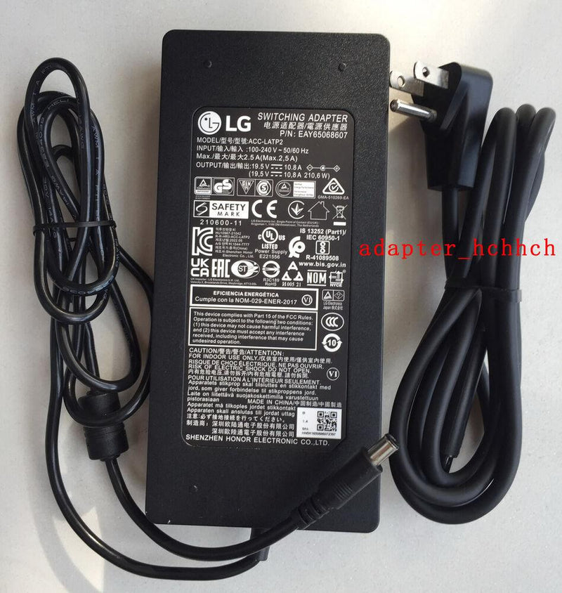 New Original OEM LG DualUp 28MQ780-B Monitor ACC-LATP2 EAY65068607 AC/DC Adapter