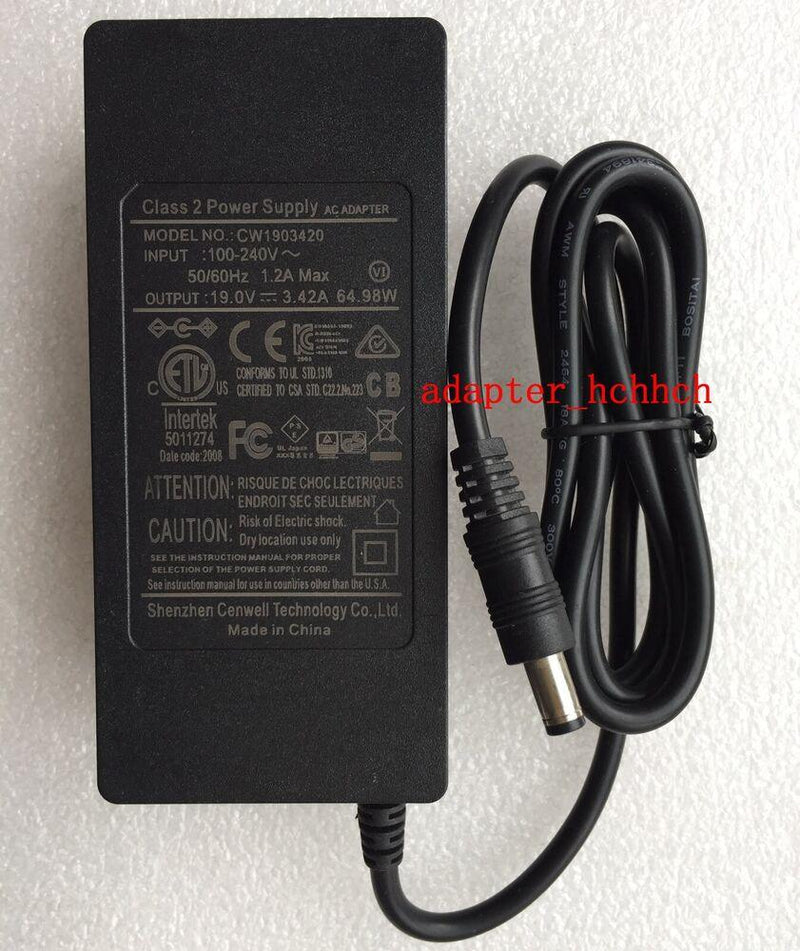 New Original OEM Class 2 Power Supply CW1903420 AC Adapter Charge PS65B190Y3420S