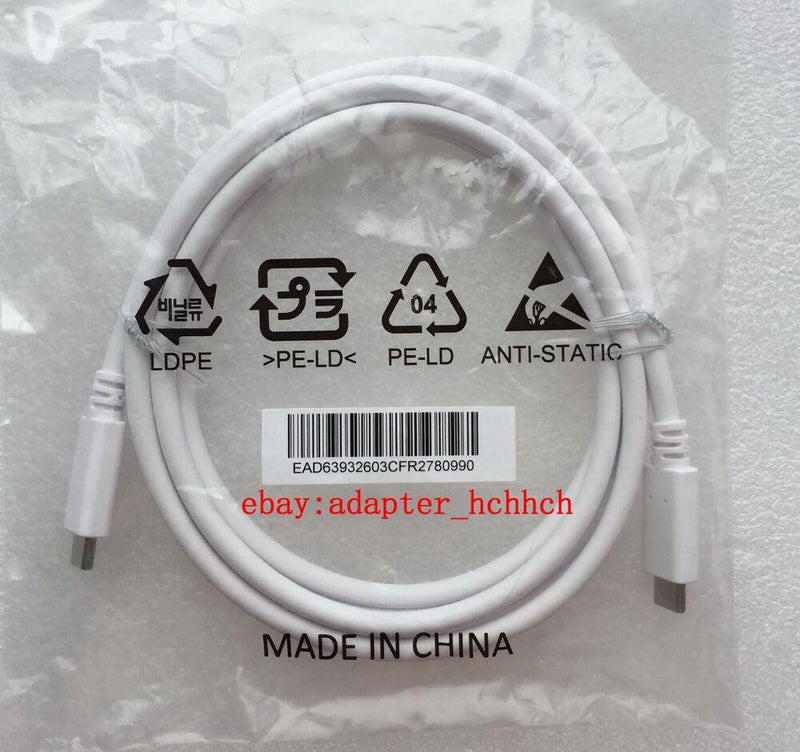 New Original LG EAD63932603 1.5m white Assembly Cable for LG 27UP550N-W MONITOR