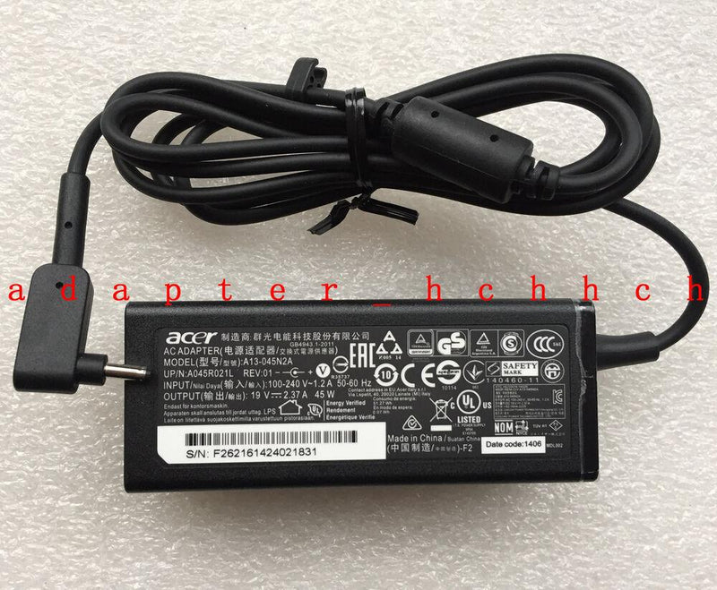 Original OEM Acer 45W AC Adapter for Acer Aspire R5-431T R5-571T R5-571TG Laptop