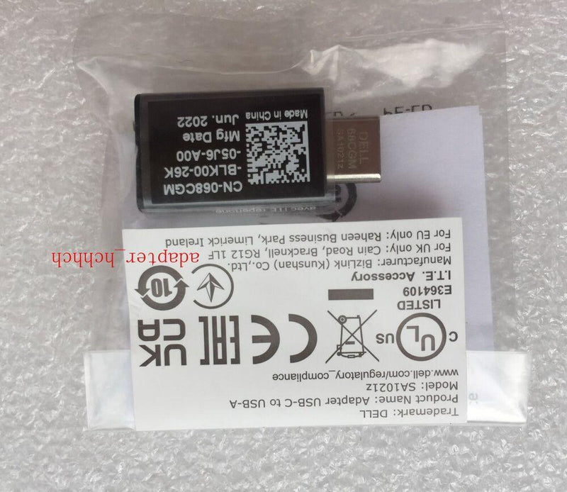 New Original Dell USB-C to USB-A Adapter SA1021z 68CGM 068CGM