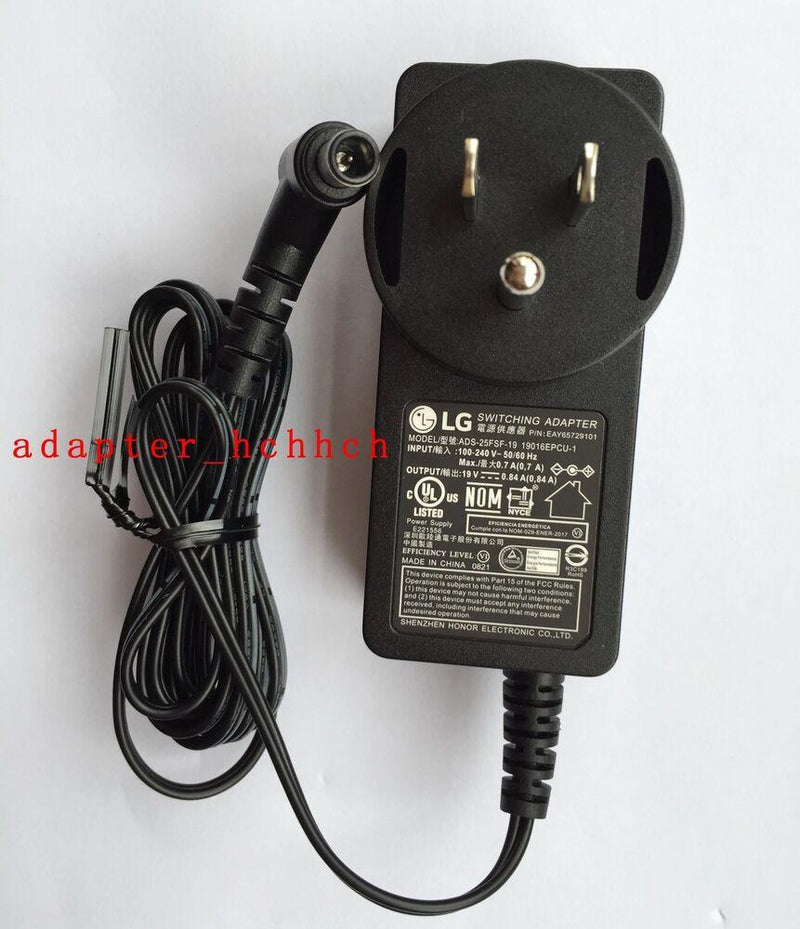 New Original OEM LG 19V 0.84A AC/DC Adapter for LG LG 22MK430H computer monitor