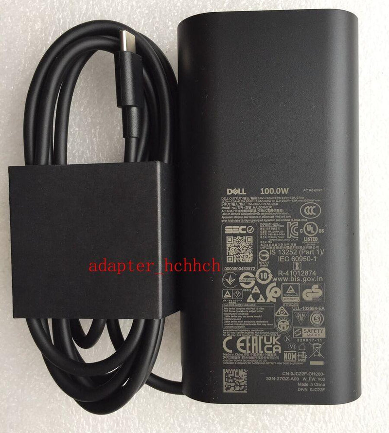 New Original Dell 100W USB-C Adapter for Dell Latitude 7340 HA100PM220 Notebook@