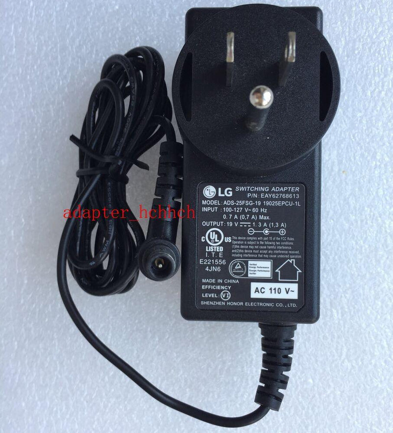 New Original OEM LG EAY62768613 19V 1.3A AC/DC Adapter for LG LCD-LED Monitor TV