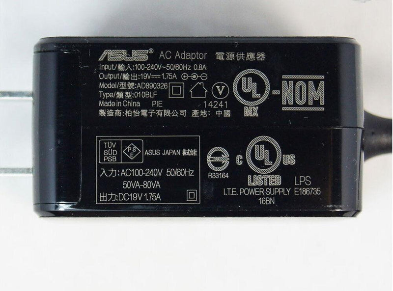 Original OEM ASUS 19V 1.75A 33W AC/DC Adapter for Transformer Book T300FA-FE003H